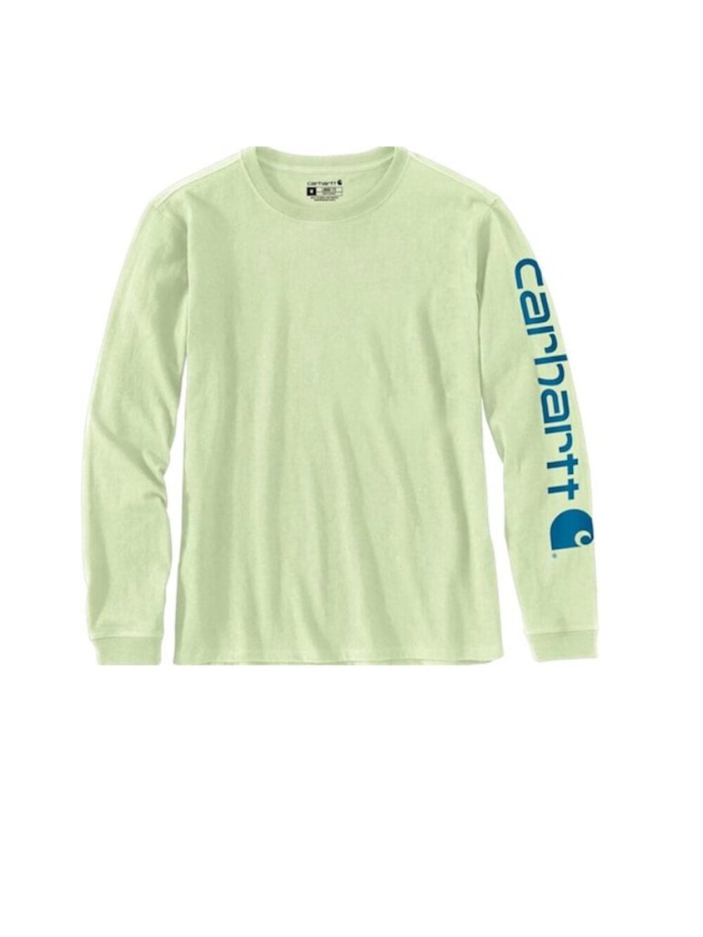 NEW Carhartt Loose Fit Heavyweight Tee Long Sleeve Logo Graphic Womens L